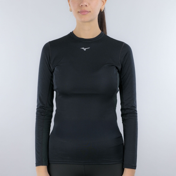 Maglia Intimo Sportivo Donna Mizuno Mid Weight Maglia  Black A2GA175109