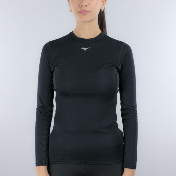Maglia Intimo Sportivo Donna Mizuno Mid Weight Maglia  Black A2GA175109