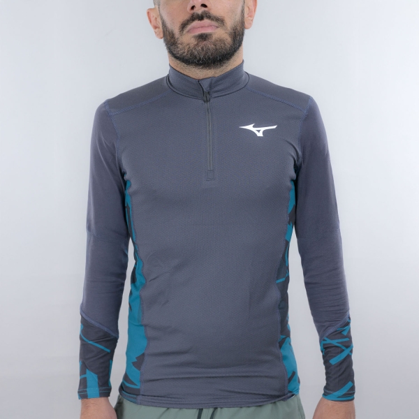 Camisa Intima Hombre Mizuno Virtual Body G5 Pro Camisa  Odyssey Gray/Capri Breeze A2GAC50010