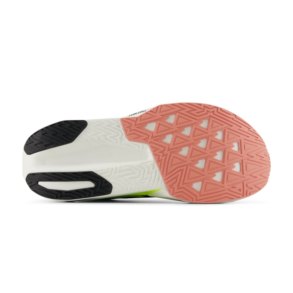 New Balance FuelCell Rebel v5 - White/Mint Flash/Lime Leaf