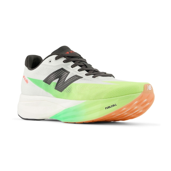 New Balance FuelCell SuperComp Elite v5 - White/Mint Flash/Lime Leaf