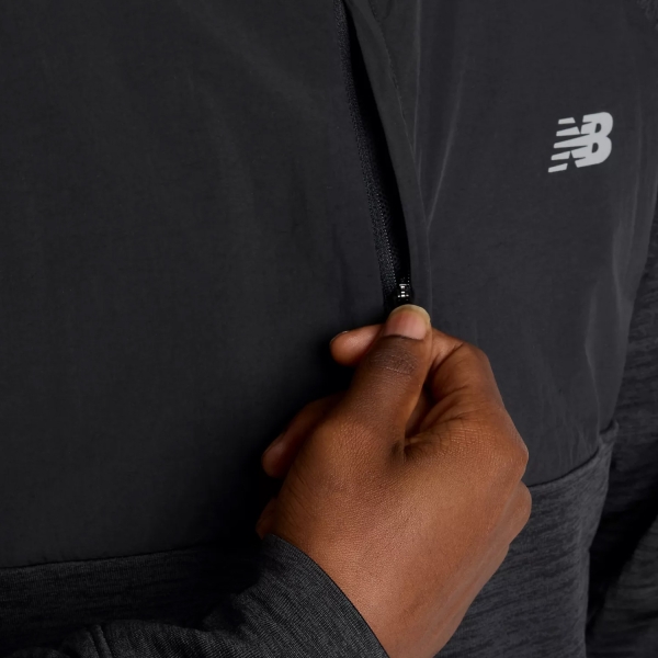 New Balance Heat Grid Balaclava Felpa - Black