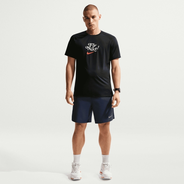 Nike Challenger 2 in 1 7in Shorts - Midnight Navy/Reflective Silver