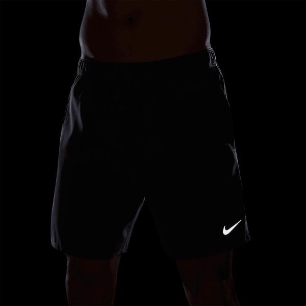 Nike Challenger 2 in 1 7in Shorts - Midnight Navy/Reflective Silver