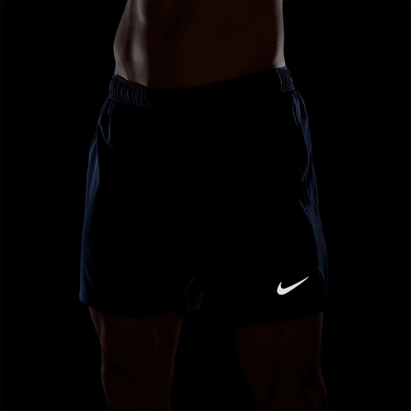 Nike Challenger 2 in 1 5in Shorts - Midnight Navy/Reflective Silver