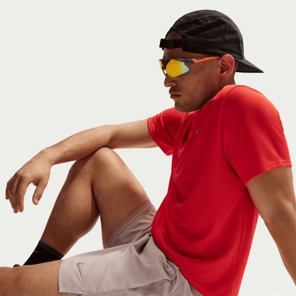 Nike Challenger 2 in 1 5in Pantaloncini - Moon Particle/Reflective Silver