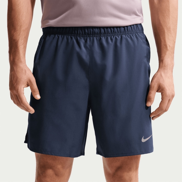 Pantaloncino Running Uomo Nike Challenger Logo 7in Pantaloncini  Midnight Navy/Reflective Silver DV9359410