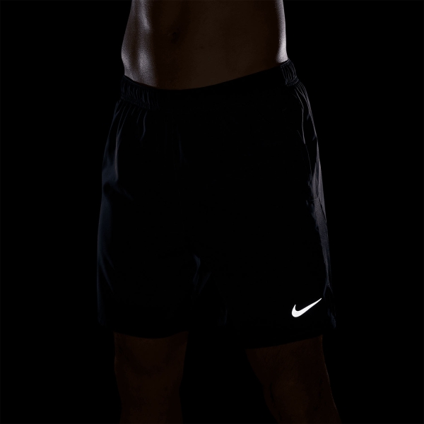 Nike Challenger Logo 7in Pantaloncini - Midnight Navy/Reflective Silver