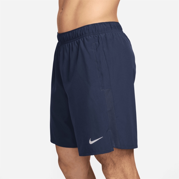 Nike Challenger Logo 7in Pantaloncini - Midnight Navy/Reflective Silver