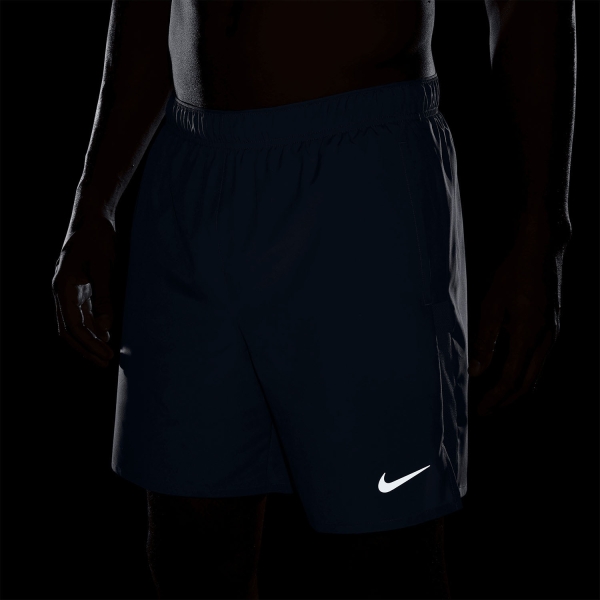 Nike Challenger Logo 7in Shorts - Work Blue/Reflective Silver