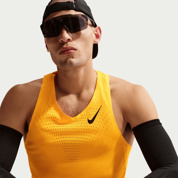 Nike Dri-FIT ADV AeroSwift Tank - Laser Orange/Black