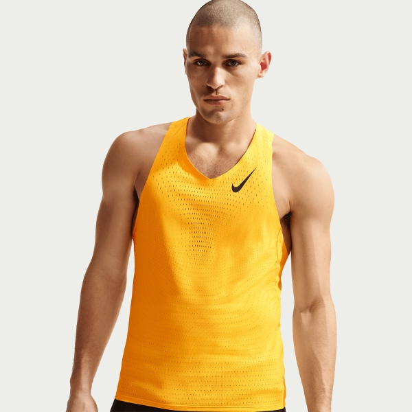 Nike Dri-FIT ADV AeroSwift Tank - Laser Orange/Black