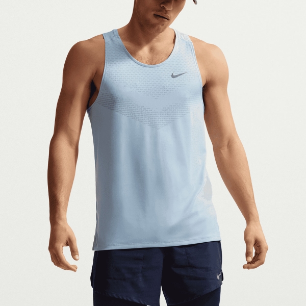 Men's Running Tank Nike DriFIT ADV Stride Tank  Light Armory Blue/Reflective Silver HV5210440