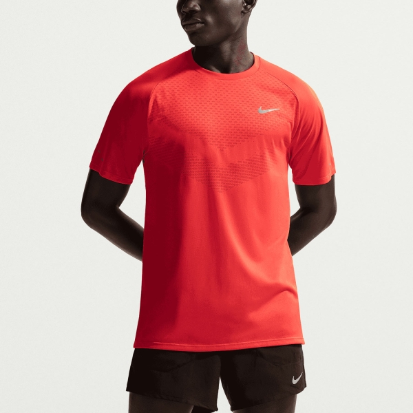Maglietta Running Uomo Nike DriFIT ADV Stride Maglietta  Light Crimson/Reflective Silver HV5203696