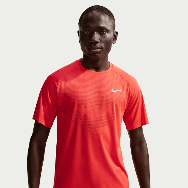 Nike Dri-FIT ADV Stride T-Shirt - Light Crimson/Reflective Silver