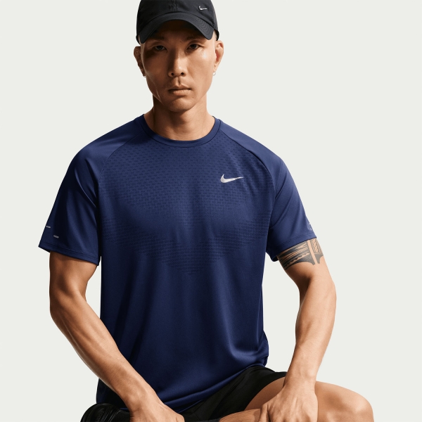 Nike Dri-FIT ADV Stride Camiseta - Midnight Navy/Reflective Silver