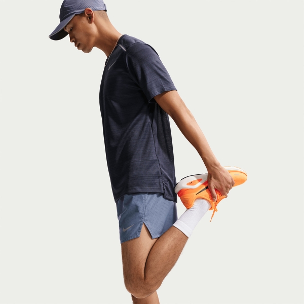 Nike Dri-FIT Fast 3in Shorts - Diffused Blue/Black/Reflective Silver