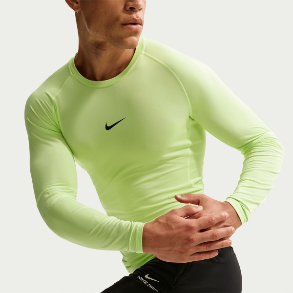 Nike Dri-FIT Logo Maglia - Light Liquid Lime/Black