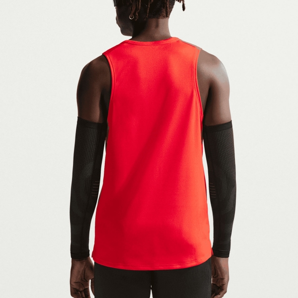 Nike Dri-FIT Miler Run Canotta - Light Crimson/Reflective Silver
