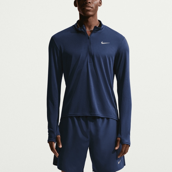 Maglia Running Uomo Nike DriFIT Pacer Maglia  Midnight Navy/Reflective Silver FQ2494410