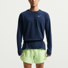 Nike Dri-FIT Stride Waffle Shirt - Midnight Navy/Reflective Silver