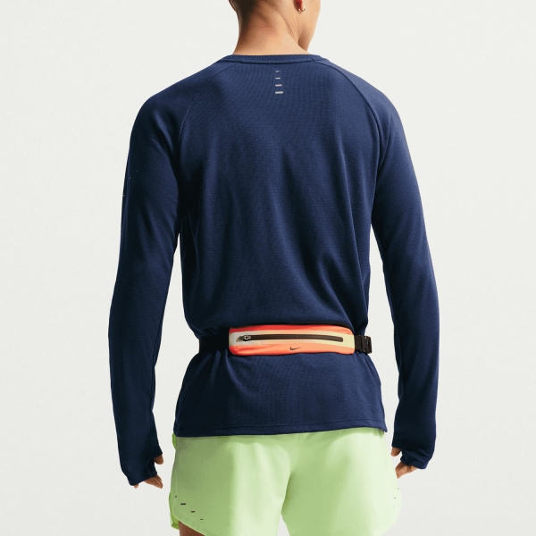 Nike Dri-FIT Stride Waffle Shirt - Midnight Navy/Reflective Silver