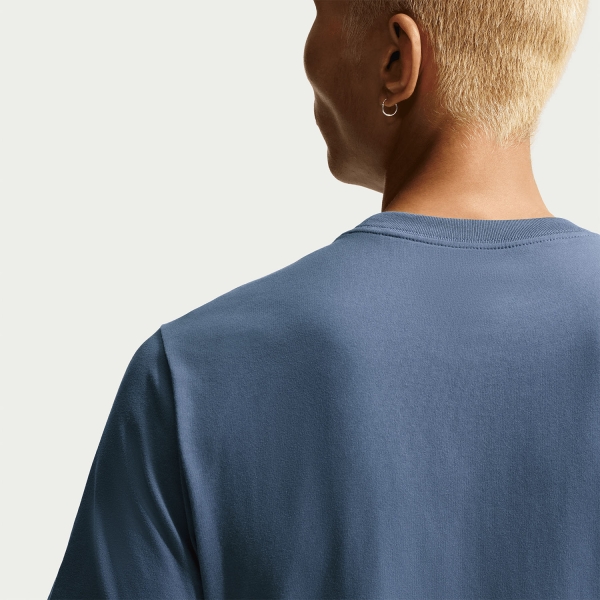 Nike Dri-FIT Swoosh Logo Maglietta - Diffused Blue/Black