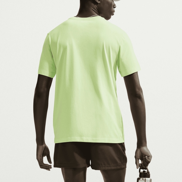 Nike Dri-FIT Swoosh Logo Maglietta - Light Liquid Lime/Black