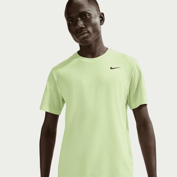 Nike Dri-FIT Swoosh Logo Maglietta - Light Liquid Lime/Black