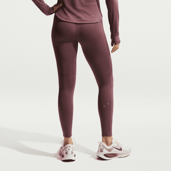 Nike Dri-FIT Tempo Swoosh 7/8 Tights - Tattoo/Reflective Silver/White