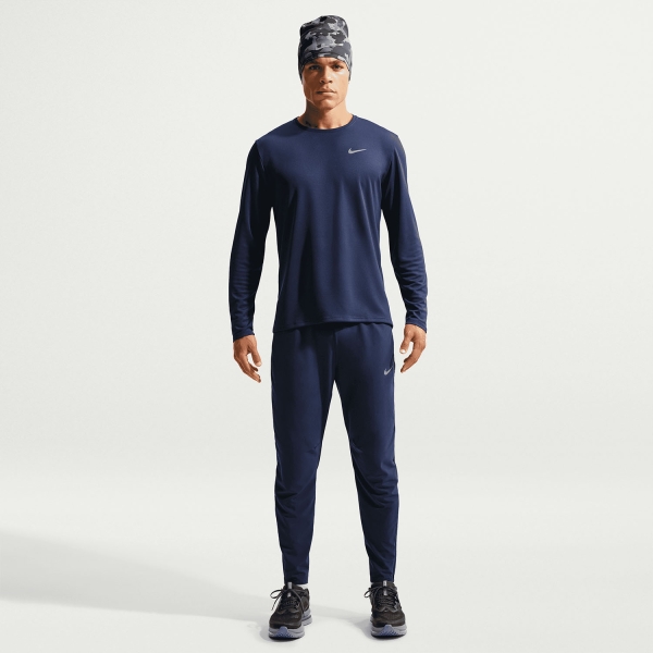 Nike Dri-FIT UV Miler Shirt - Midnight Navy/Reflective Silver