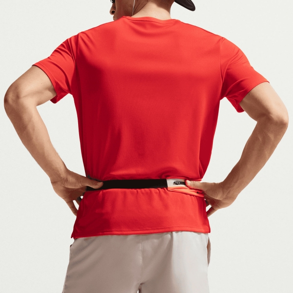 Nike Dri-FIT UV Run Division Miler T-Shirt - Light Crimson/Reflective Silver