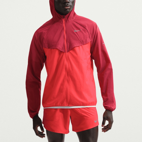 Giacca Running Uomo Nike DriFIT UV Stride Giacca  Team Crimson/Light Crimson/Reflective Silver HV4548614
