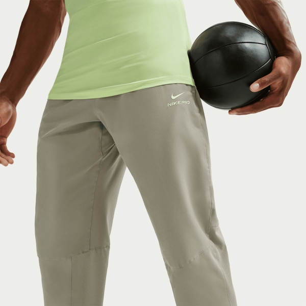 Nike Pro Dri-FIT Pantalones - Light Army/Light Liquid Lime