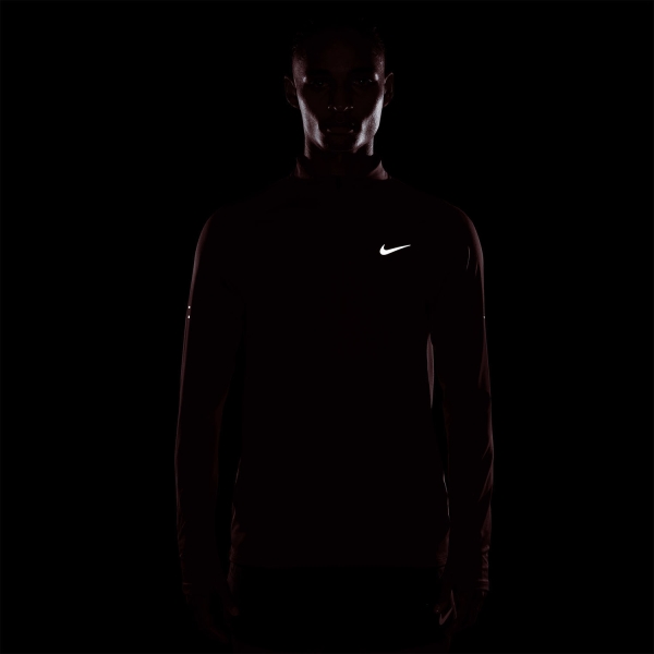 Nike Stride Shirt - Light Crimson/Reflective Silver