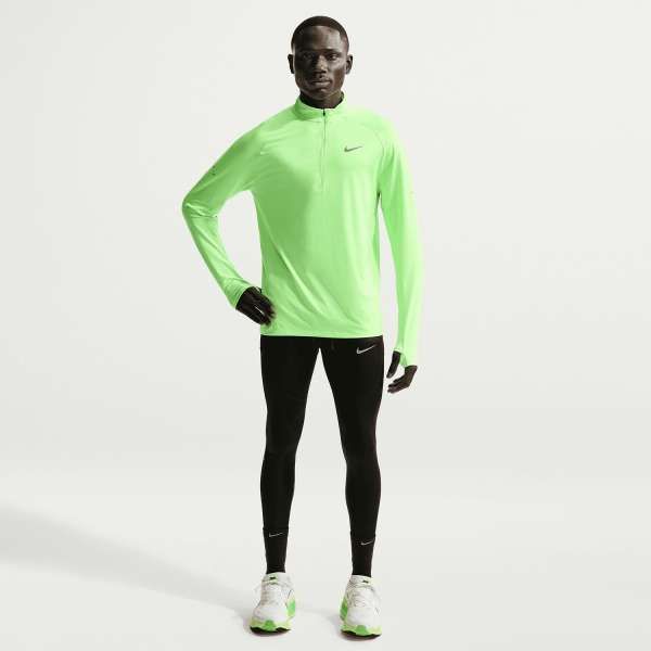 Nike Stride Shirt - Lime Blast/Reflective Silver