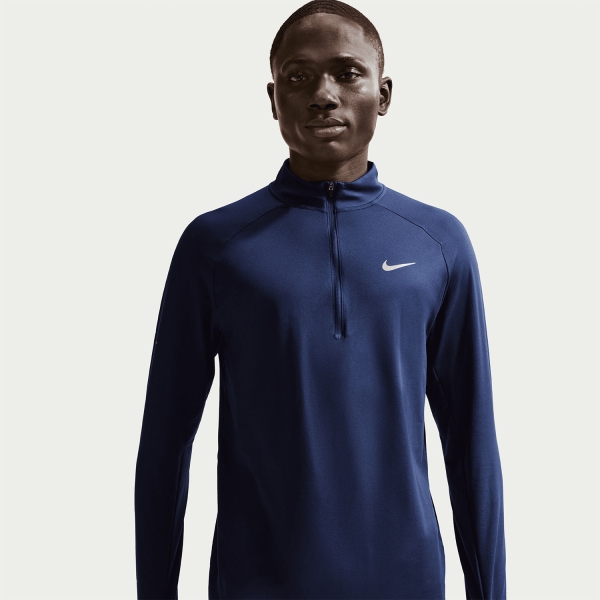 Nike Stride Maglia - Midnight Navy/Reflective Silver