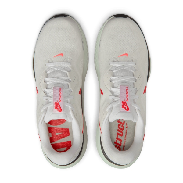 Nike Structure 26 - White/Bright Crimson/Medium Ash