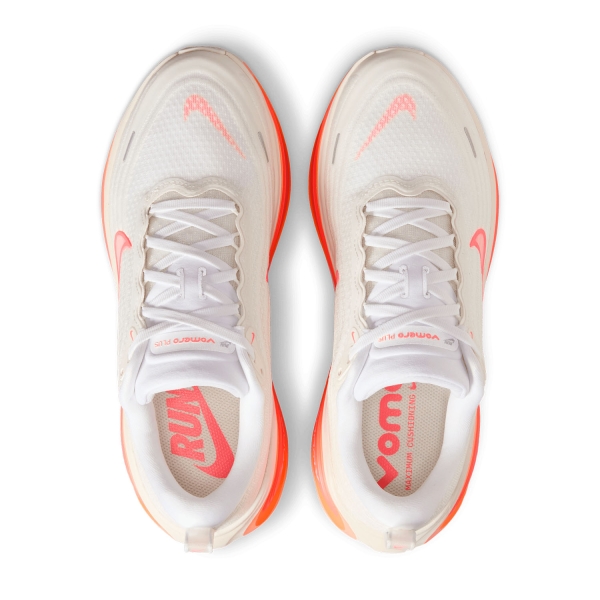 Nike Vomero Plus - Sail/Hot Lava/White/Orange Pulse