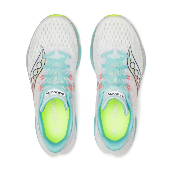 Saucony Kinvara 16 - White/Aqua