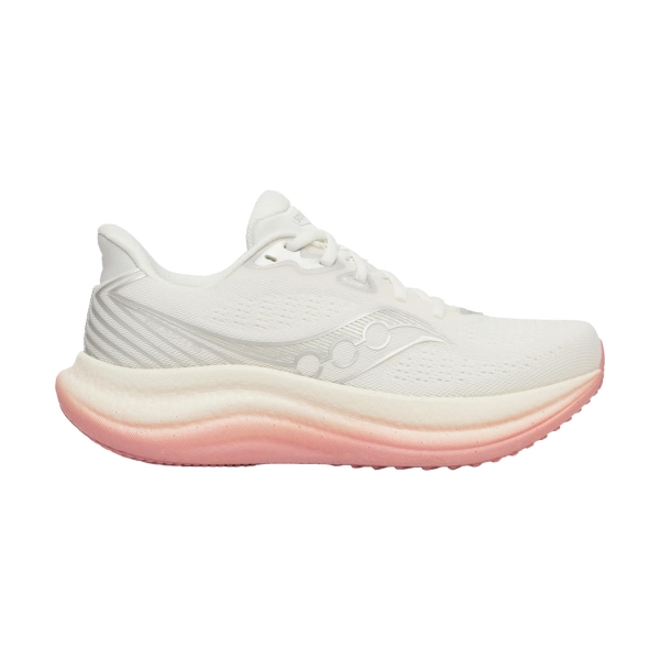 Women's Neutral Running Shoes Saucony Triumph 23  Ivory/Mauve S11023142