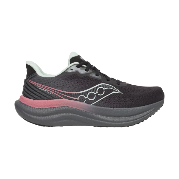 Women's Neutral Running Shoes Saucony Triumph 23  Black/Calm S11023148