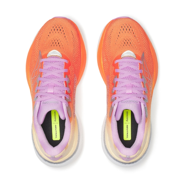 Saucony Ride 19 - Fire/Orchid