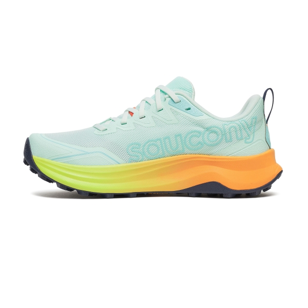 Saucony Peregrine 16 - Aqua/Citron