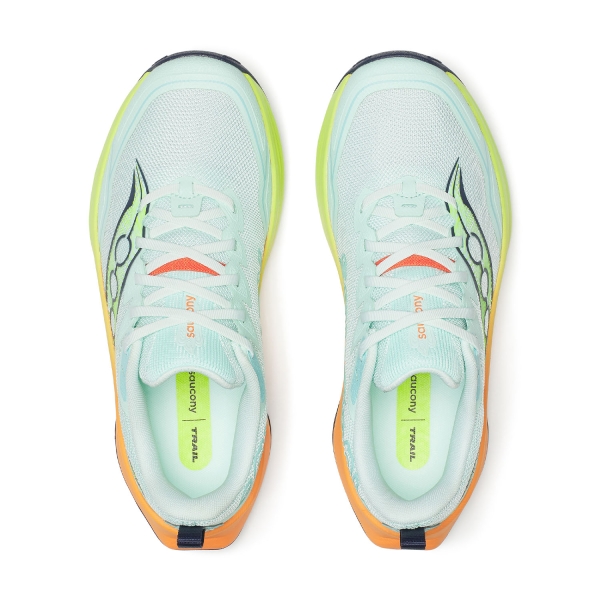 Saucony Peregrine 16 - Aqua/Citron