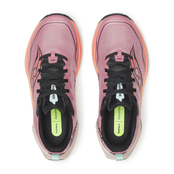 Saucony Peregrine 16 - Mauve/Salmon