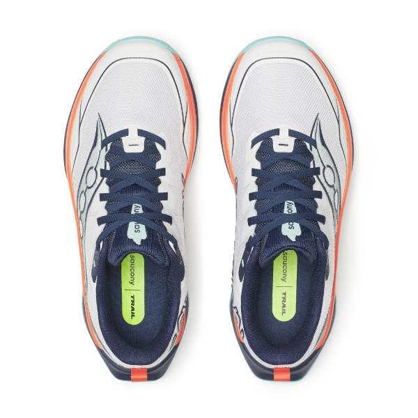 Saucony Peregrine 16 - White/Navy