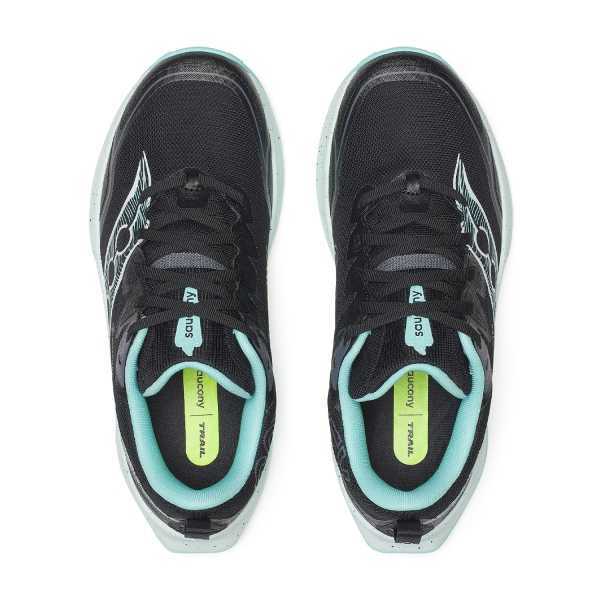 Saucony Peregrine 16 GTX - Black/Aqua