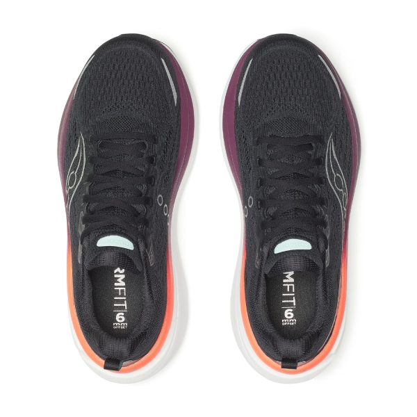 Saucony Hurricane 25 - Black/Crimson