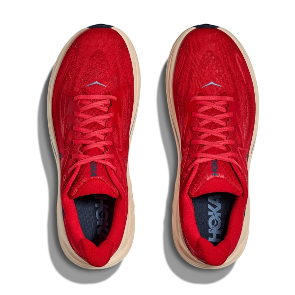 Hoka Clifton 10 - Vermillion/Varsity Navy